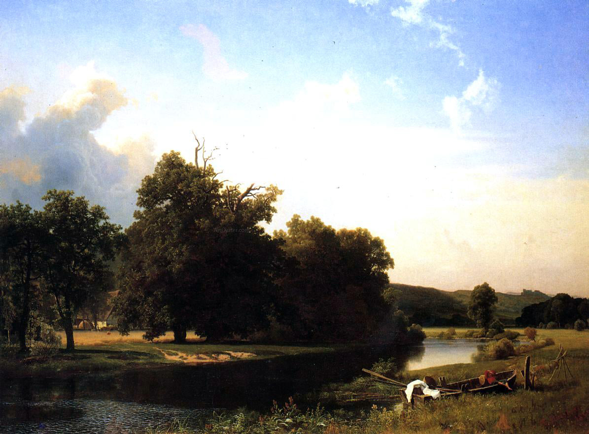 Albert Bierstadt Westphalia - Hand Painted Oil Painting