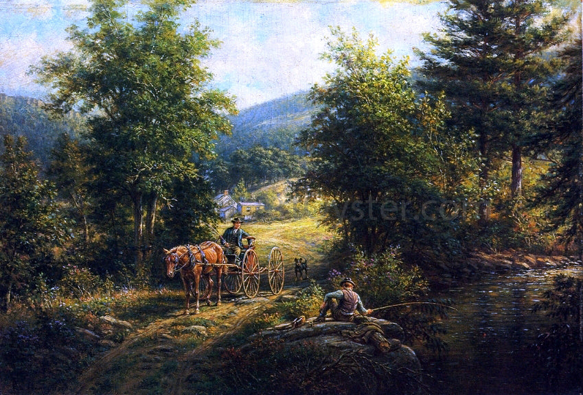 Edward Lamson Henry What Luck - Hand Painted Oil Painting