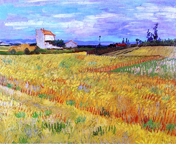 Vincent Van Gogh Wheat Field with Sheaves - Hand Painted Oil Painting