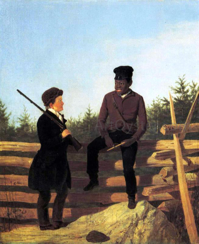 James Goodwyn Clonney Which Way Shall We Go? - Hand Painted Oil Painting