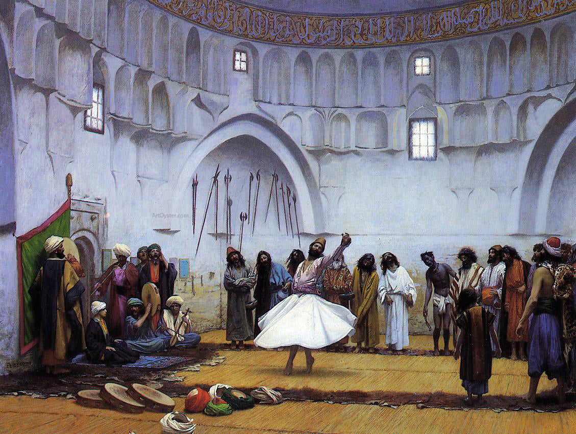 Jean-Leon Gerome Whirling Dervishes - Hand Painted Oil Painting