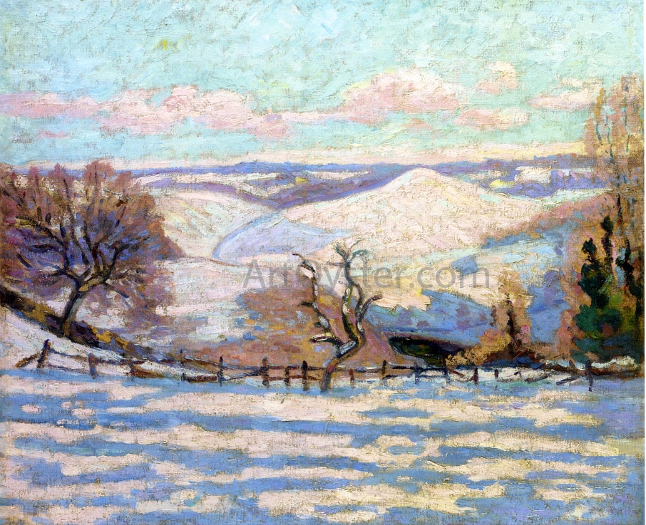 Armand Guillaumin White Frost at Puy Barriou, Crozant - Hand Painted Oil Painting
