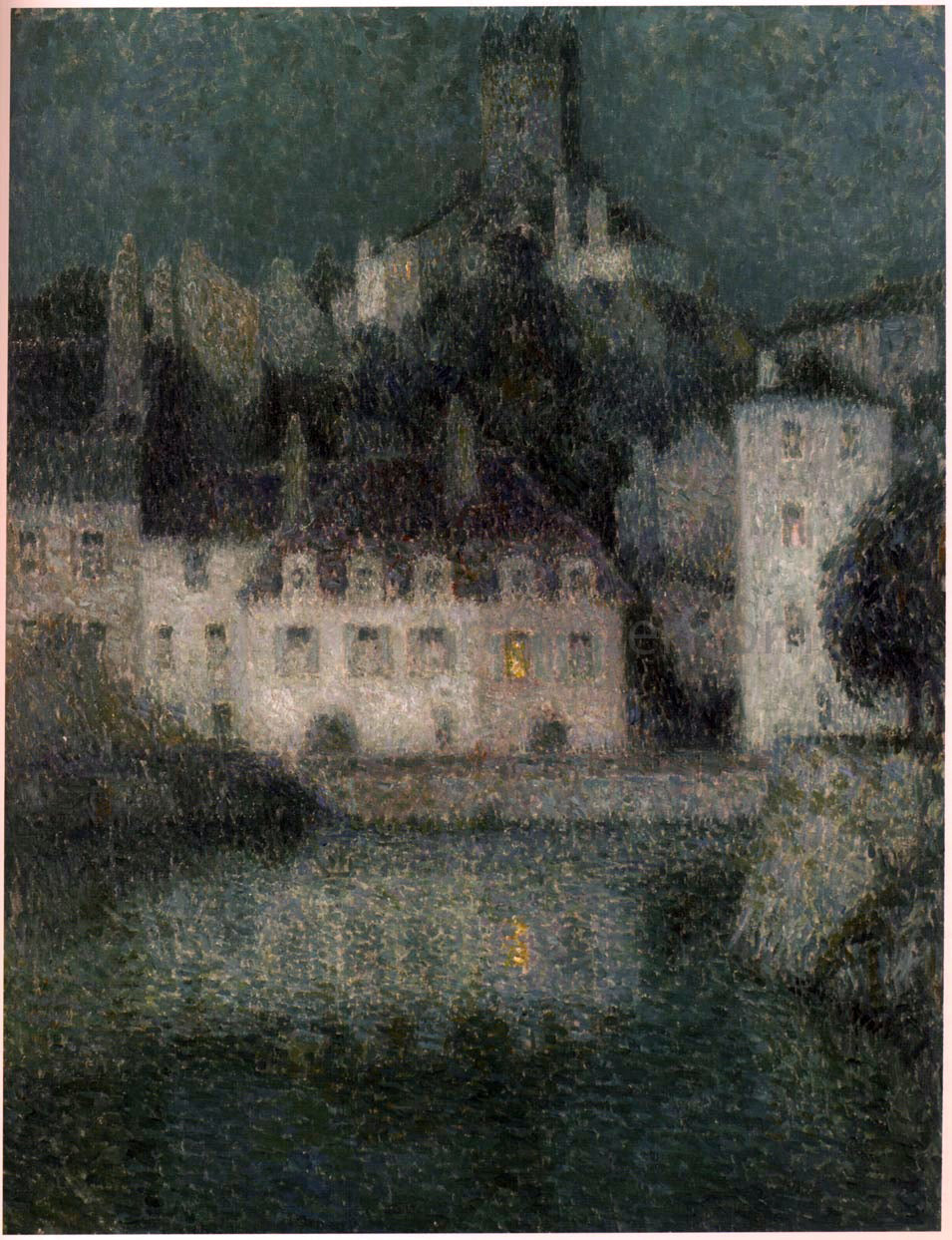 Henri Le Sidaner White houses at Quimperle - Hand Painted Oil Painting