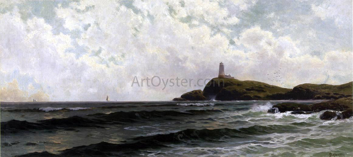 Alfred Thompson Bricher White Island Lighthouse, Isles of Shoals - Hand Painted Oil Painting