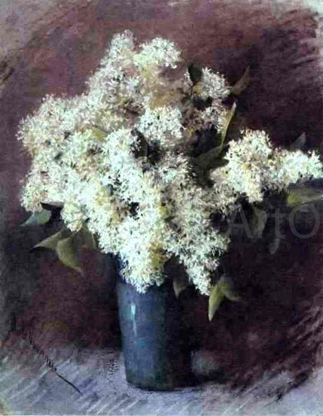 Isaac Ilich Levitan White Lilac - Hand Painted Oil Painting