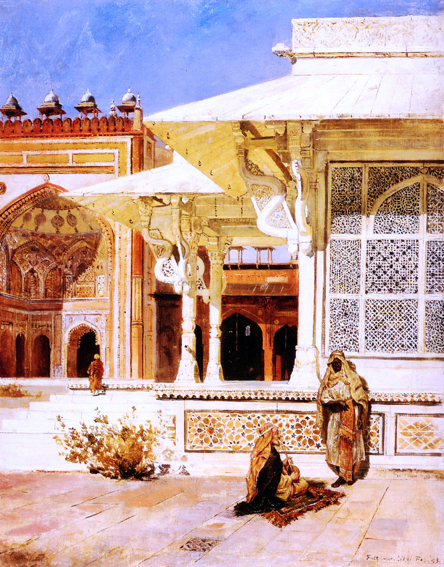 Edwin Lord Weeks White Marble Tomb at Suittitor, Skiri - Hand Painted Oil Painting
