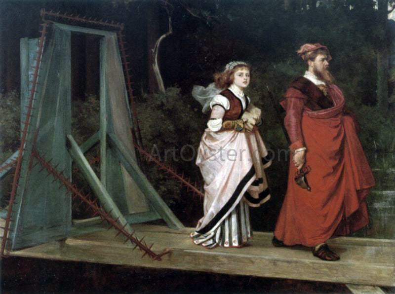 Philip Hermogenes Calderon Whither ? - Hand Painted Oil Painting