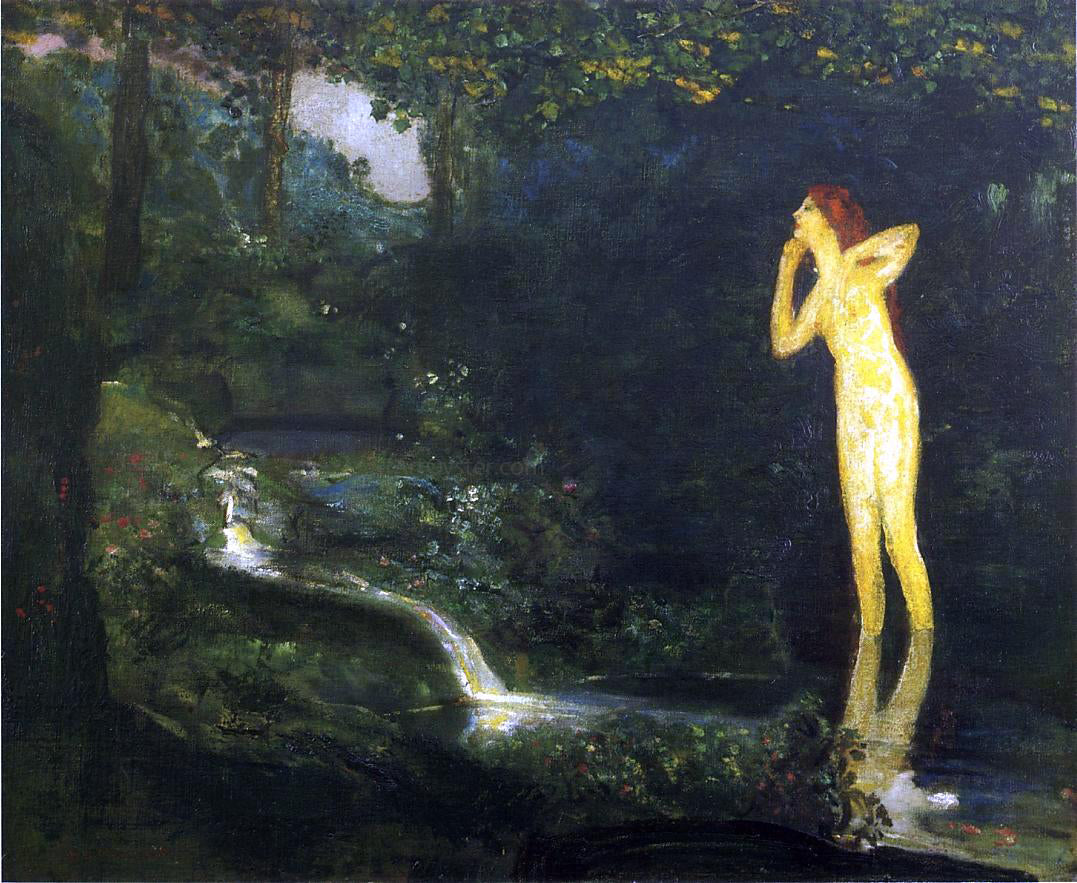 Arthur B Davies Whither Away - Hand Painted Oil Painting