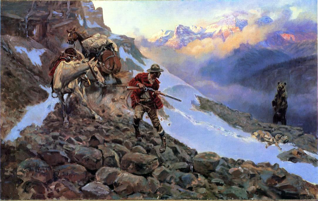 Charles Marion Russell Whose Meat? - Hand Painted Oil Painting