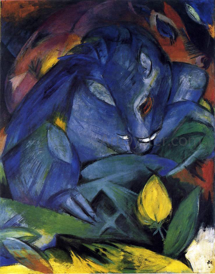 Franz Marc Wild Pigs (Boar and Sow) - Hand Painted Oil Painting