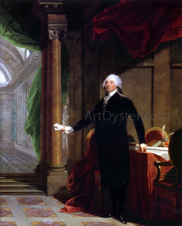 Gilbert Stuart William Bingham - Hand Painted Oil Painting