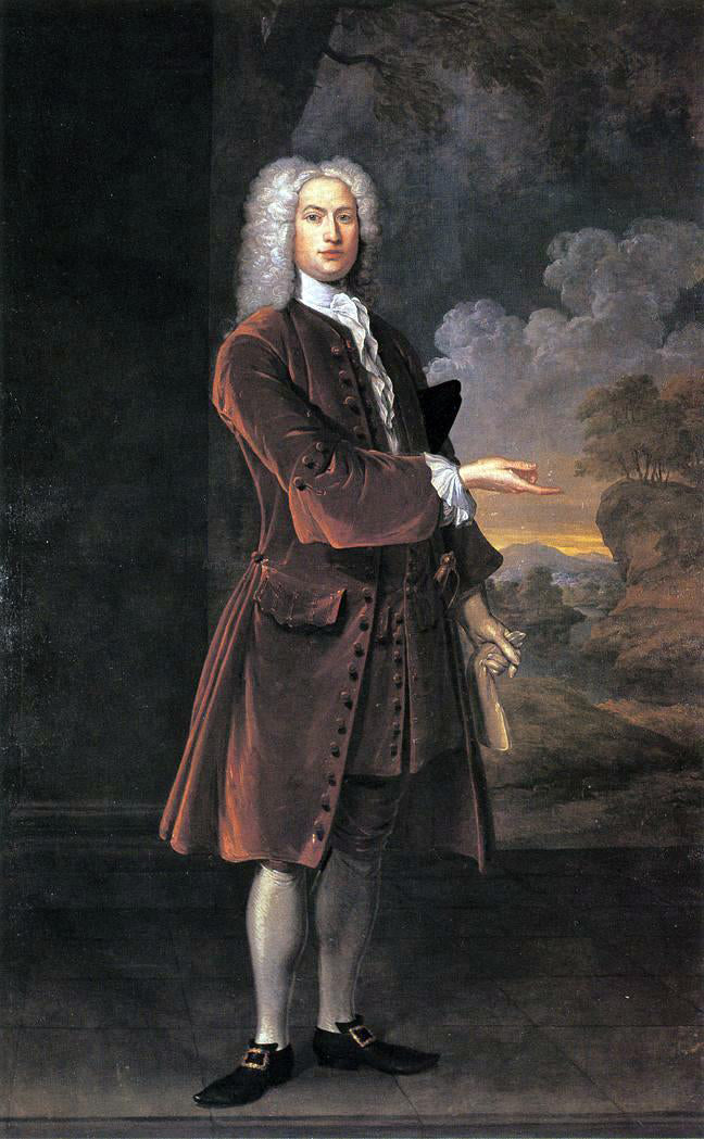John Smibert William Browne - Hand Painted Oil Painting