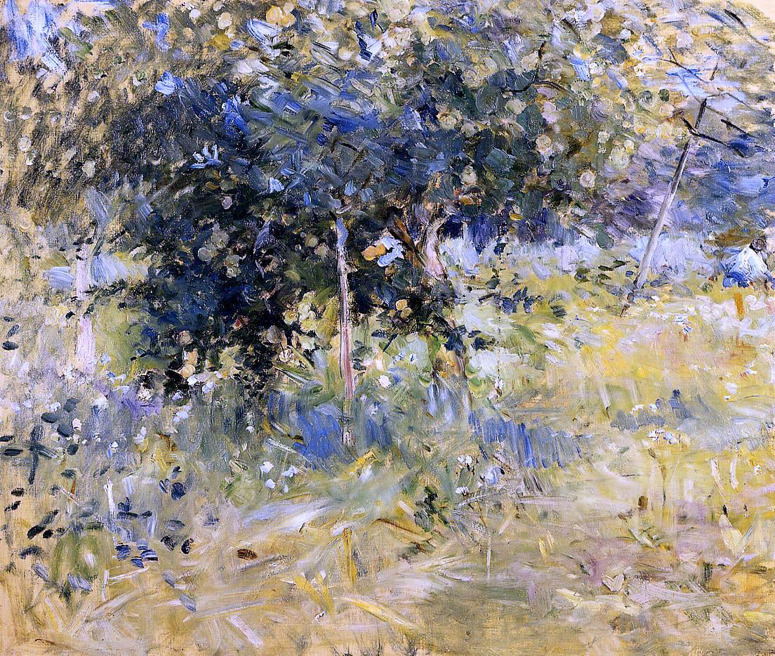  Berthe Morisot Willows in the Garden at Bougival - Hand Painted Oil Painting