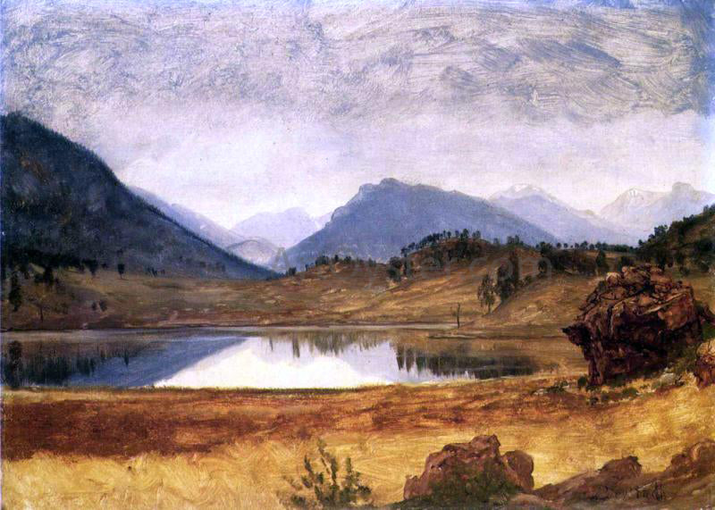 Albert Bierstadt Wind River Country - Hand Painted Oil Painting