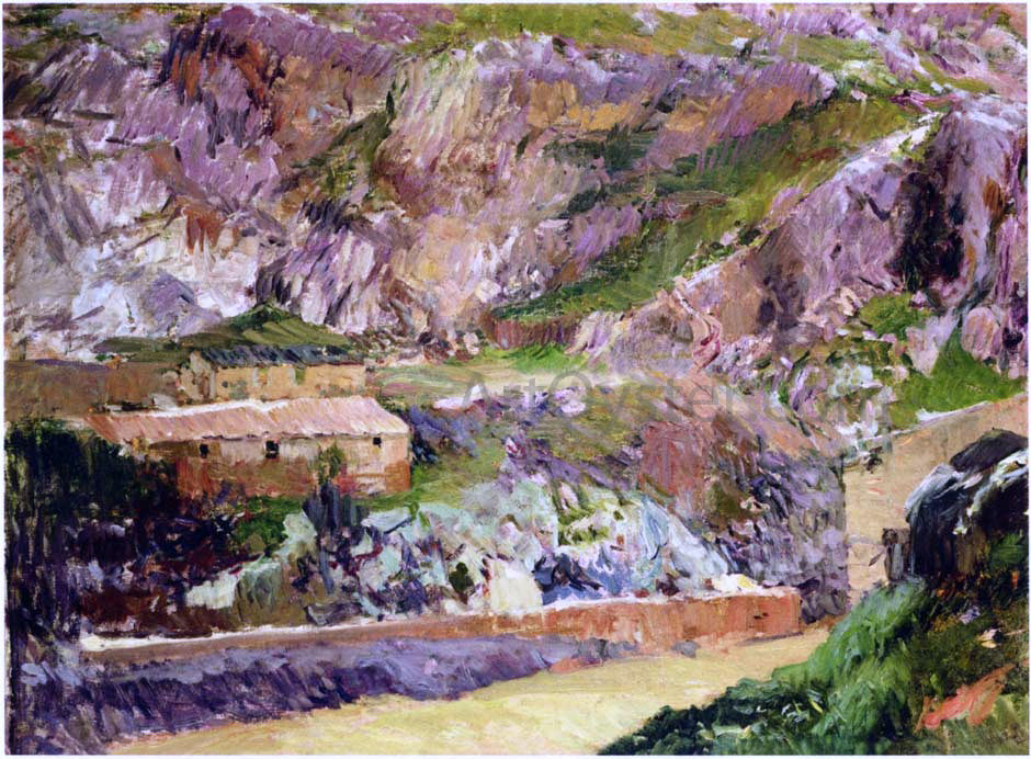 Joaquin Sorolla Y Bastida Windmills on the Tagus, Toledo - Hand Painted Oil Painting