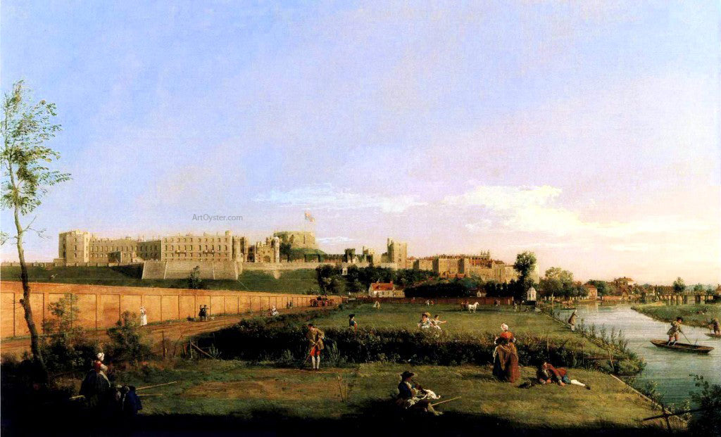 Canaletto Windsor Castle - Hand Painted Oil Painting