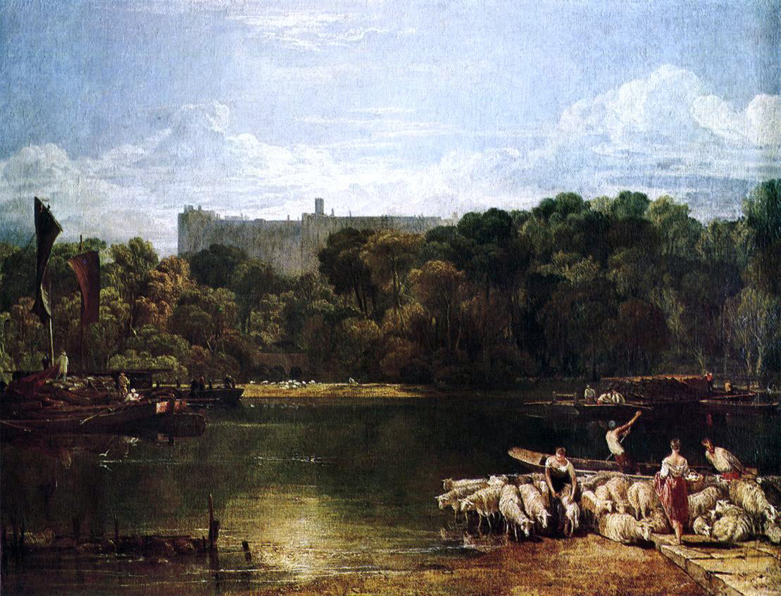 Joseph William Turner Windsor Castle from the Thames - Hand Painted Oil Painting