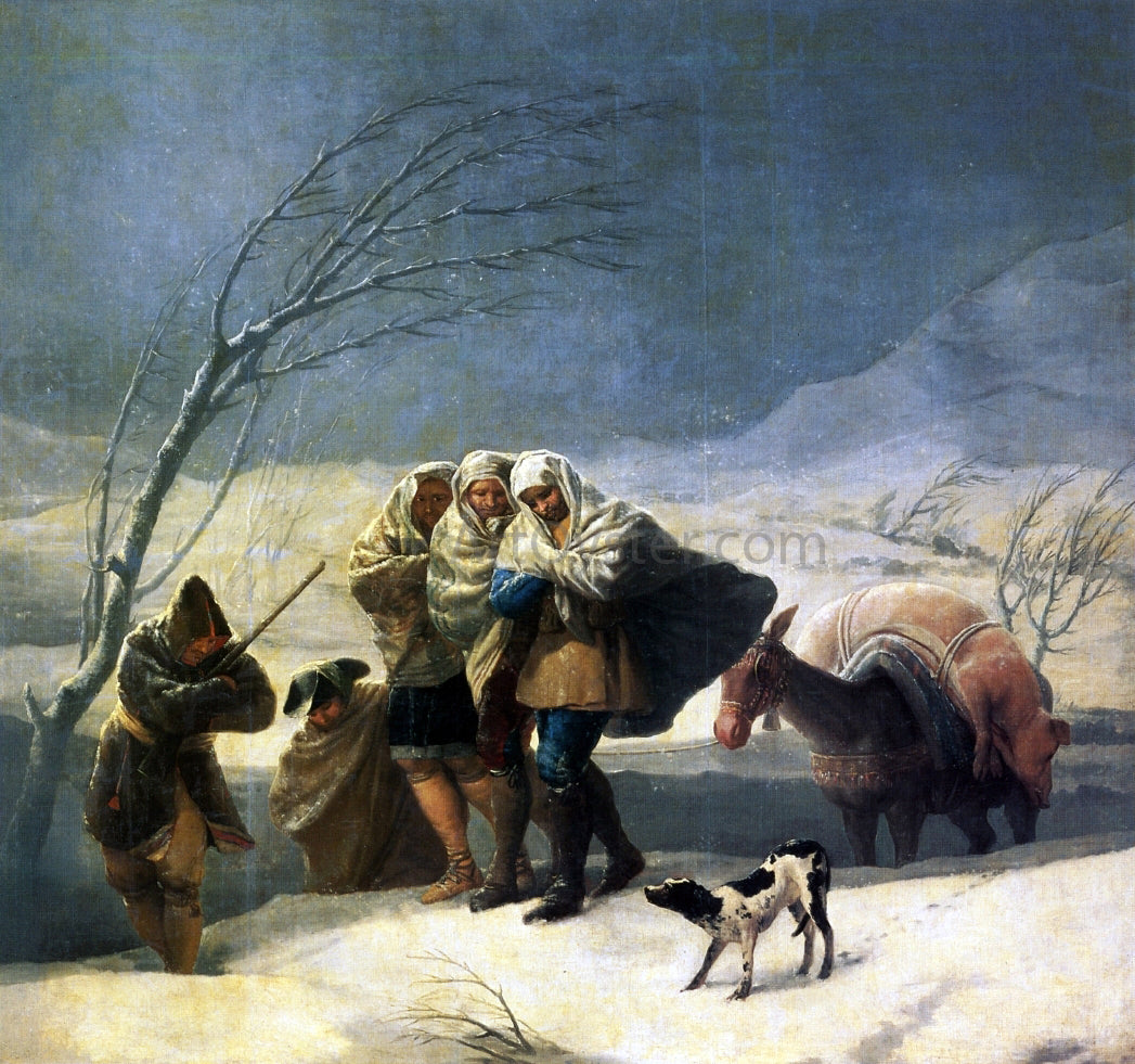 Francisco Jose de Goya Y Lucientes Winter - Hand Painted Oil Painting