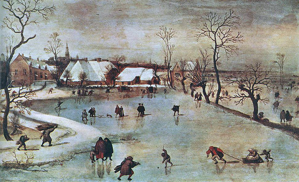 Jacob Grimmer Winter - Hand Painted Oil Painting