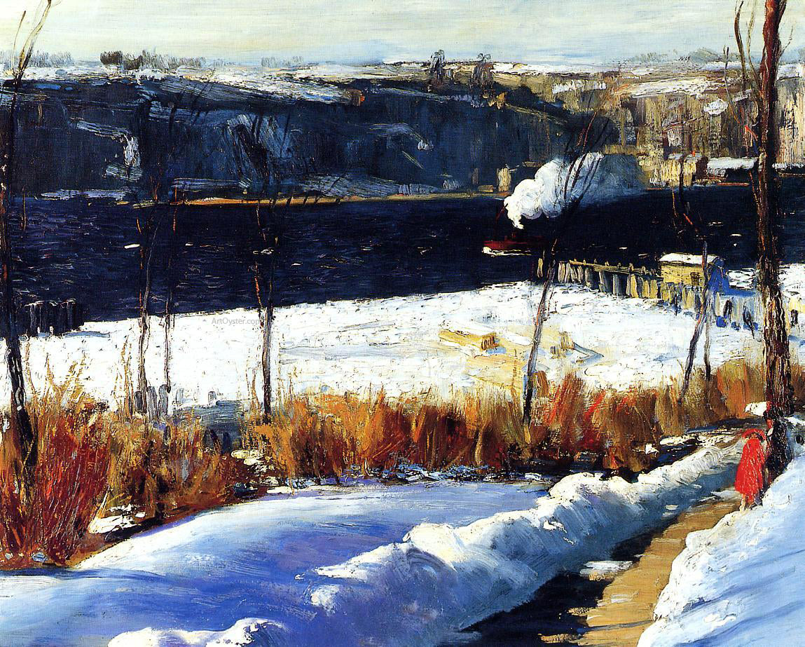 George Wesley Bellows Winter Afternoon - Hand Painted Oil Painting