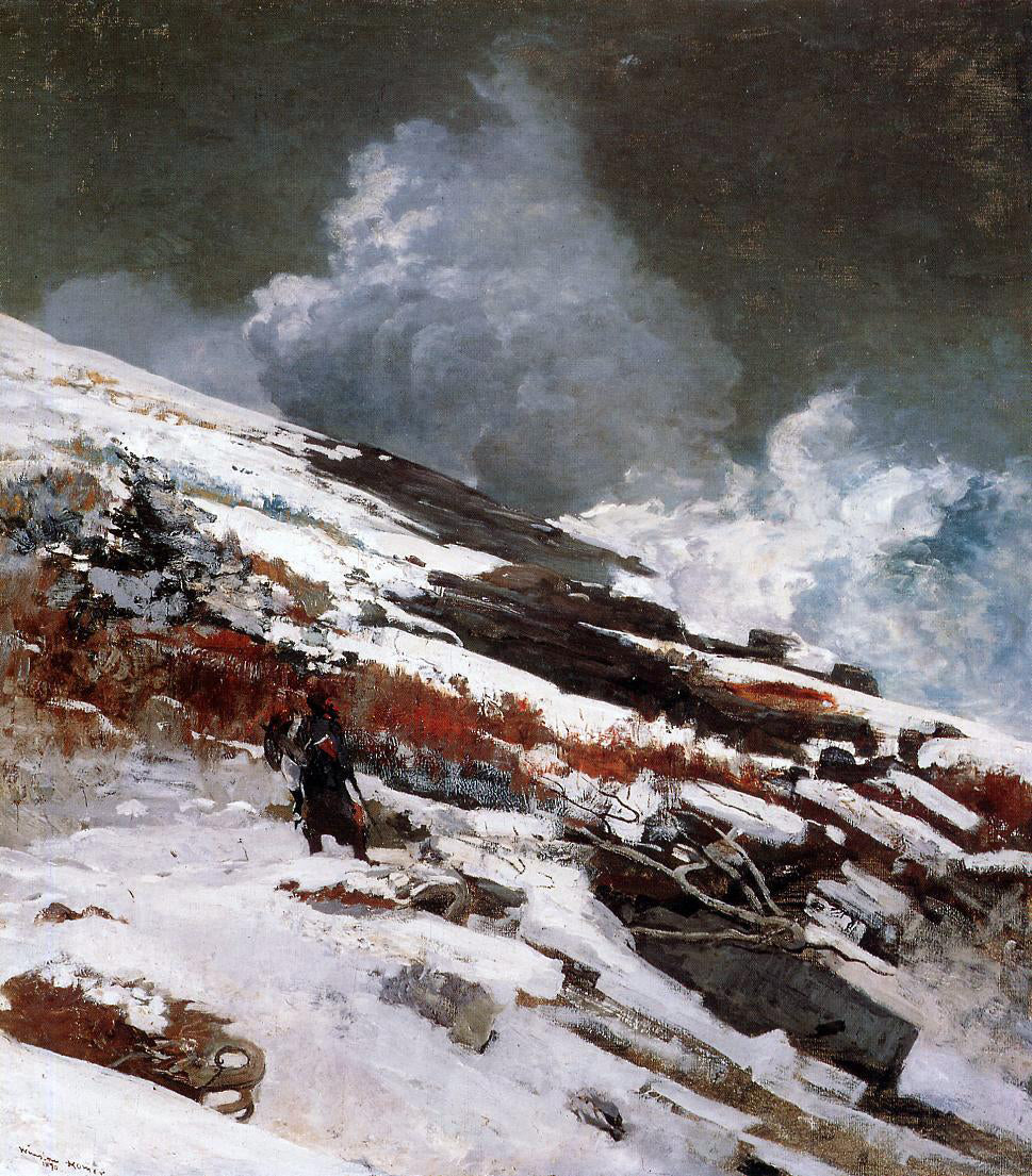 Winslow Homer Winter Coast - Hand Painted Oil Painting