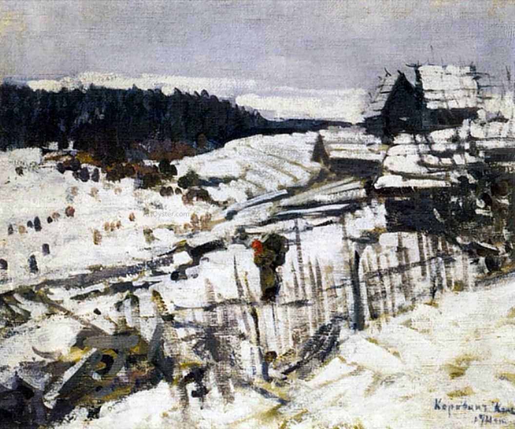 Constantin Alexeevich Korovin Winter - Hand Painted Oil Painting