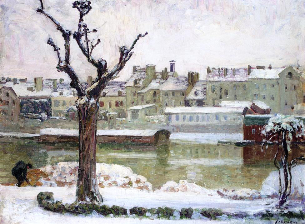  Henri Lebasque Winter in Lagny - Hand Painted Oil Painting