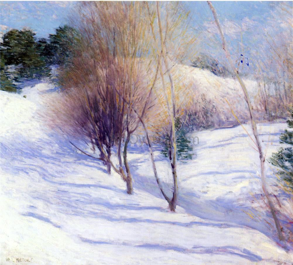  Willard Leroy Metcalf Winter in New Hampshire - Hand Painted Oil Painting