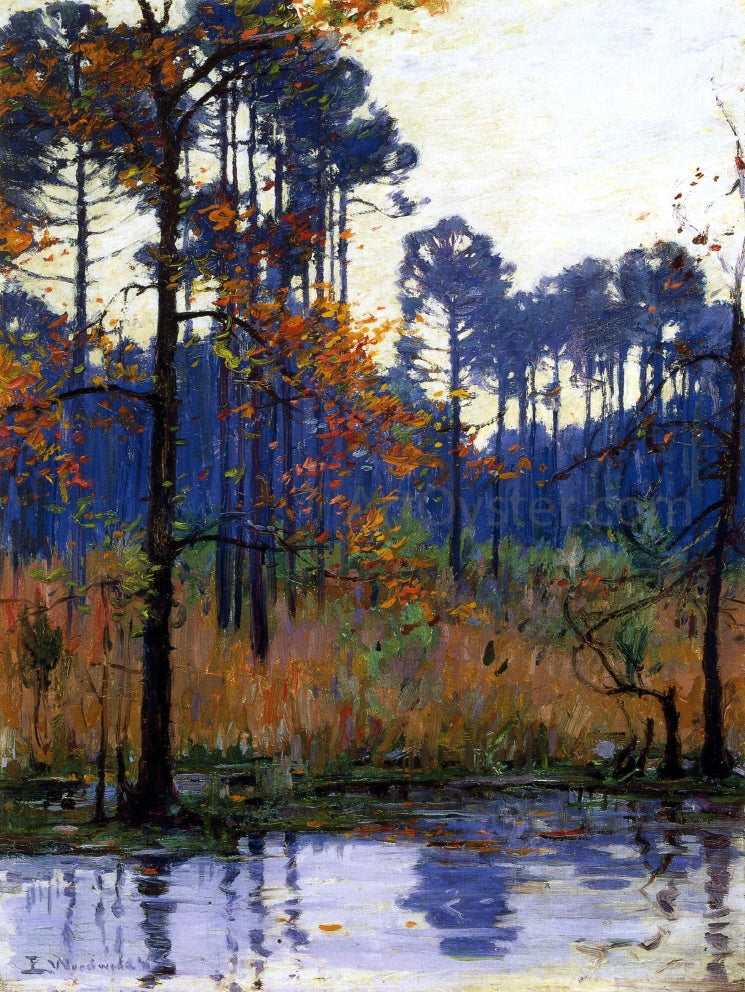  Ellsworth Woodward Winter in Southern Louisiana - Hand Painted Oil Painting