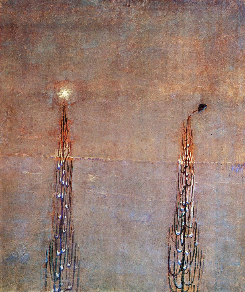 Mikalojus Ciurlionis Winter IV - Hand Painted Oil Painting