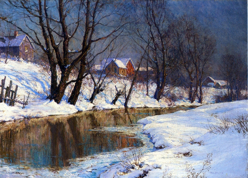  Walter Launt Palmer Winter Morning - Hand Painted Oil Painting