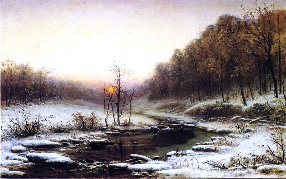 George Hetzel Winter Morning - Hand Painted Oil Painting