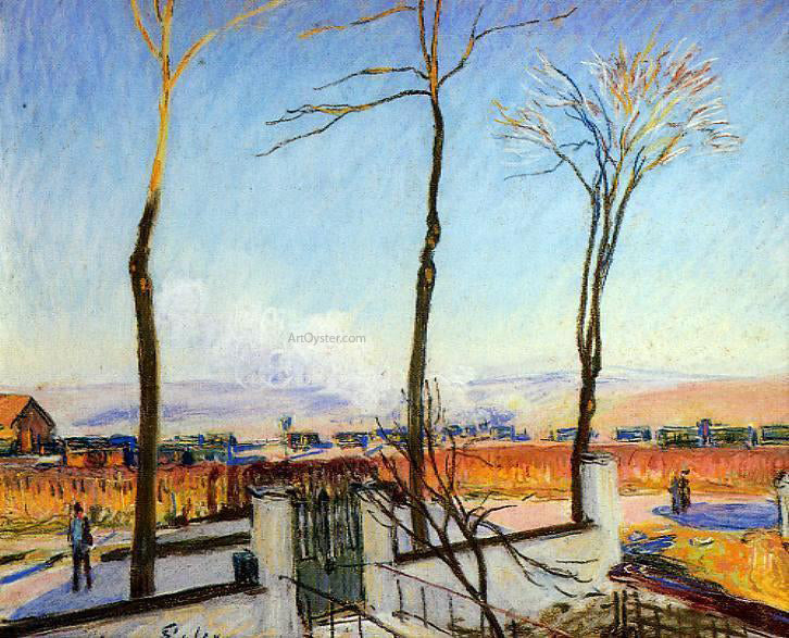 Alfred Sisley Winter Sun, Moret - Hand Painted Oil Painting