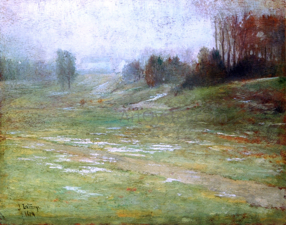 John La Farge Winter Thaw - Hand Painted Oil Painting