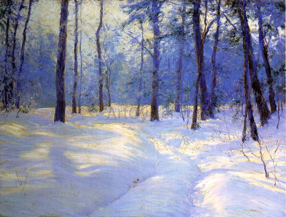 Walter Launt Palmer Winter's Golden Glow - Hand Painted Oil Painting