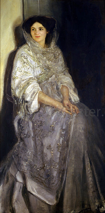 Armando Spadini Woman - Hand Painted Oil Painting