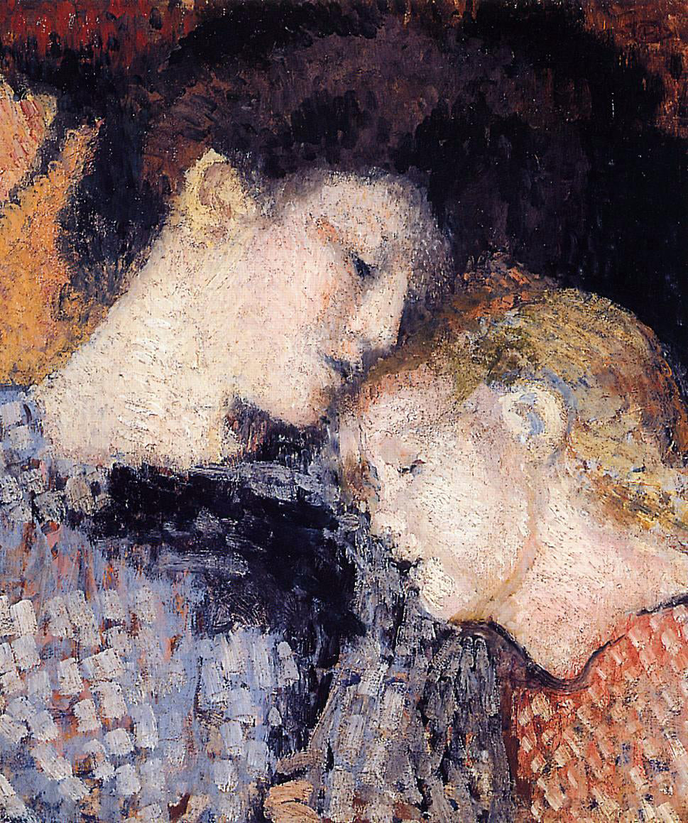 Georges Lemmen Woman and Child - Hand Painted Oil Painting