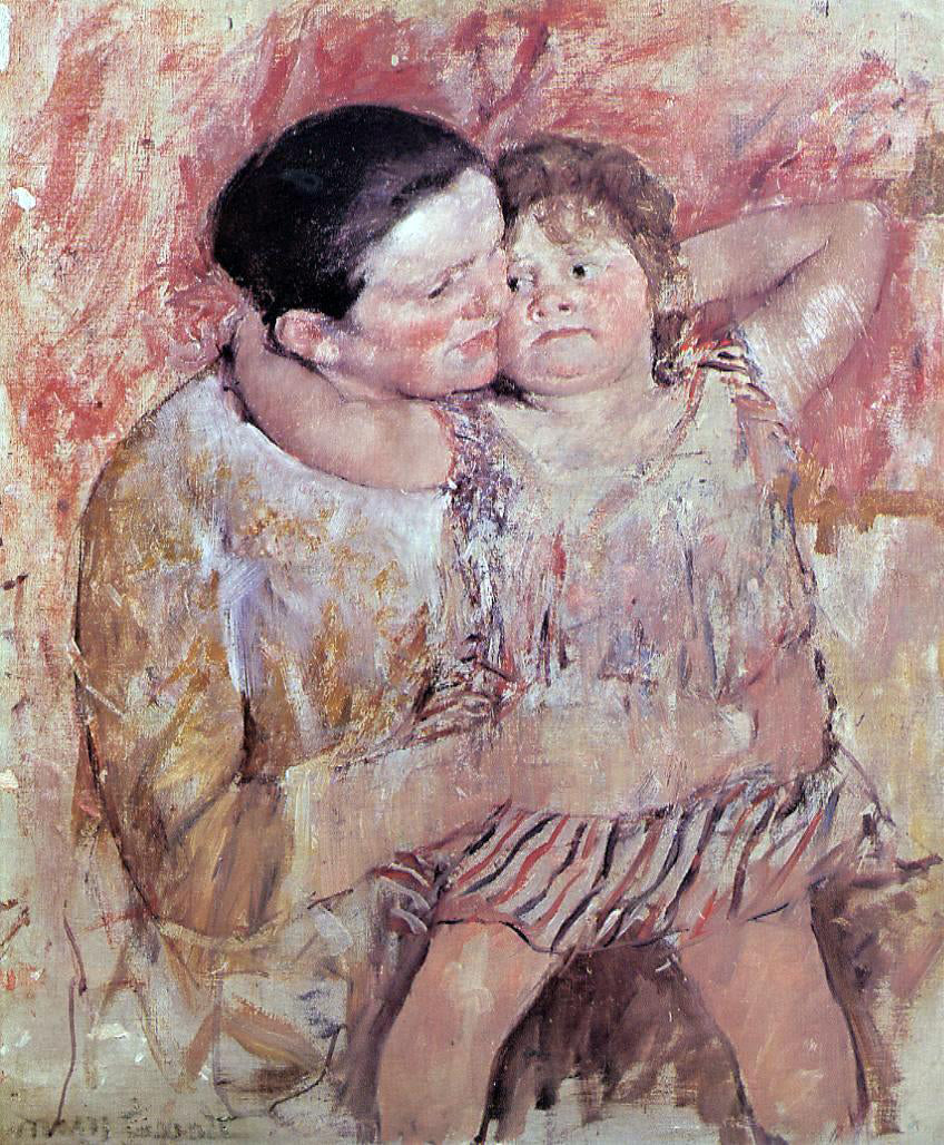 Mary Cassatt Woman and Child - Hand Painted Oil Painting
