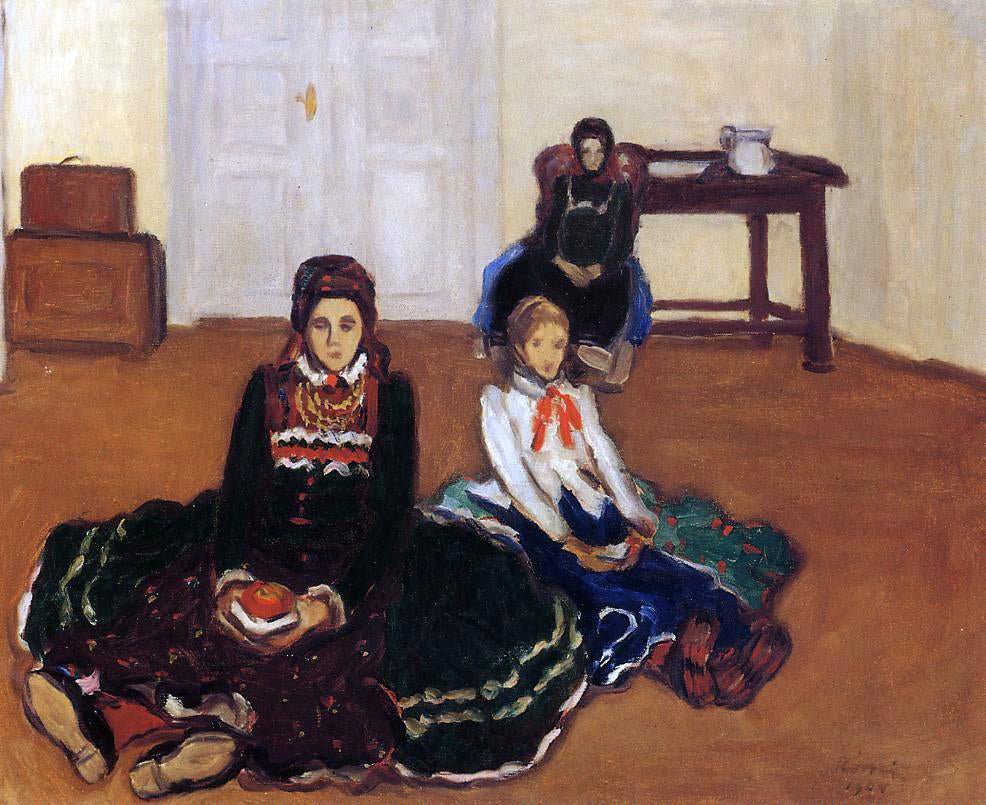 Jozsef Rippl-Ronai Woman at Riga - Hand Painted Oil Painting
