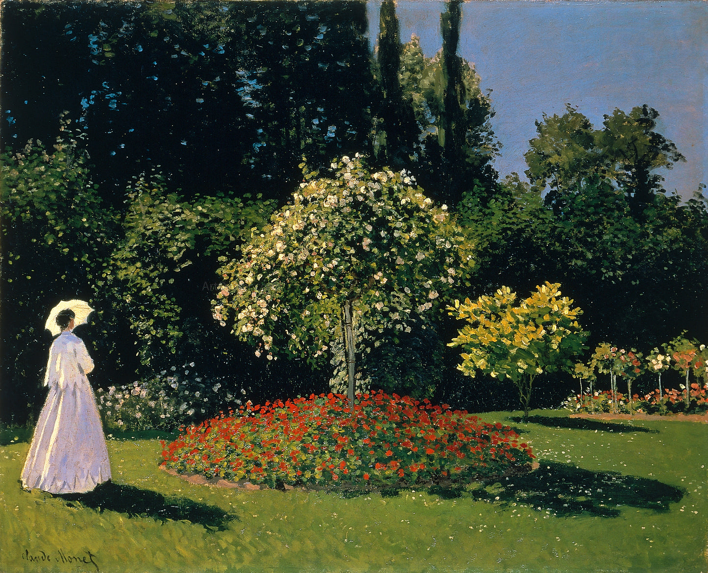 Claude Oscar Monet Woman in the Garden - Hand Painted Oil Painting