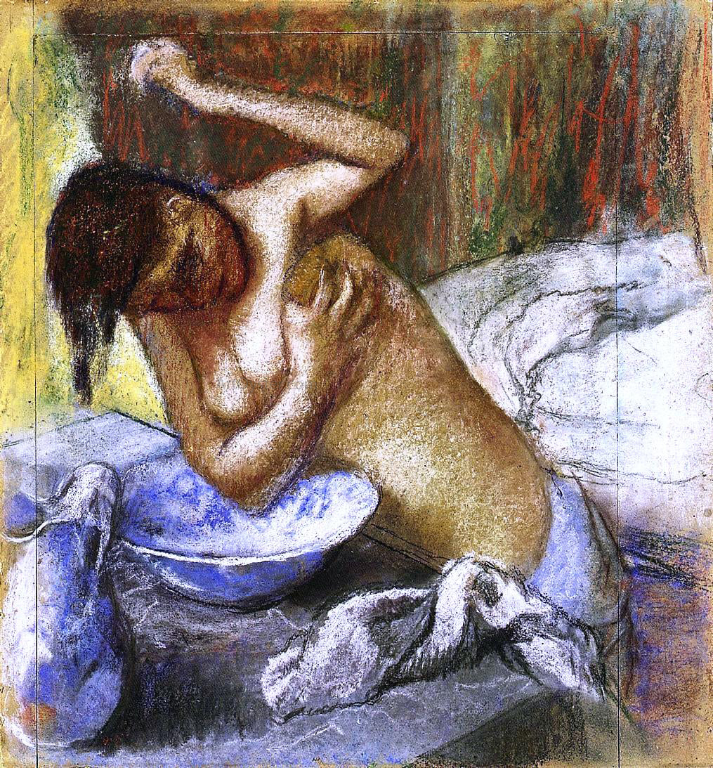 Edgar Degas Woman Sponging Her Chest - Hand Painted Oil Painting