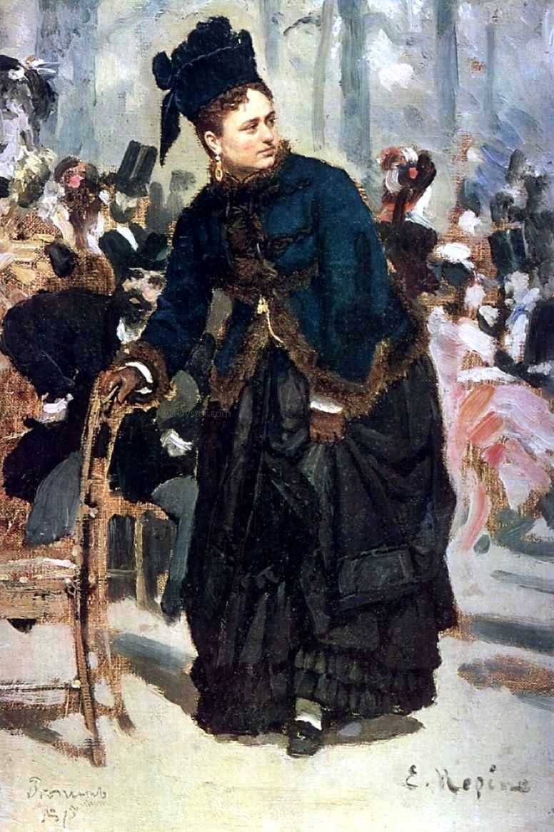 Ilia Efimovich Repin Woman (study). - Hand Painted Oil Painting