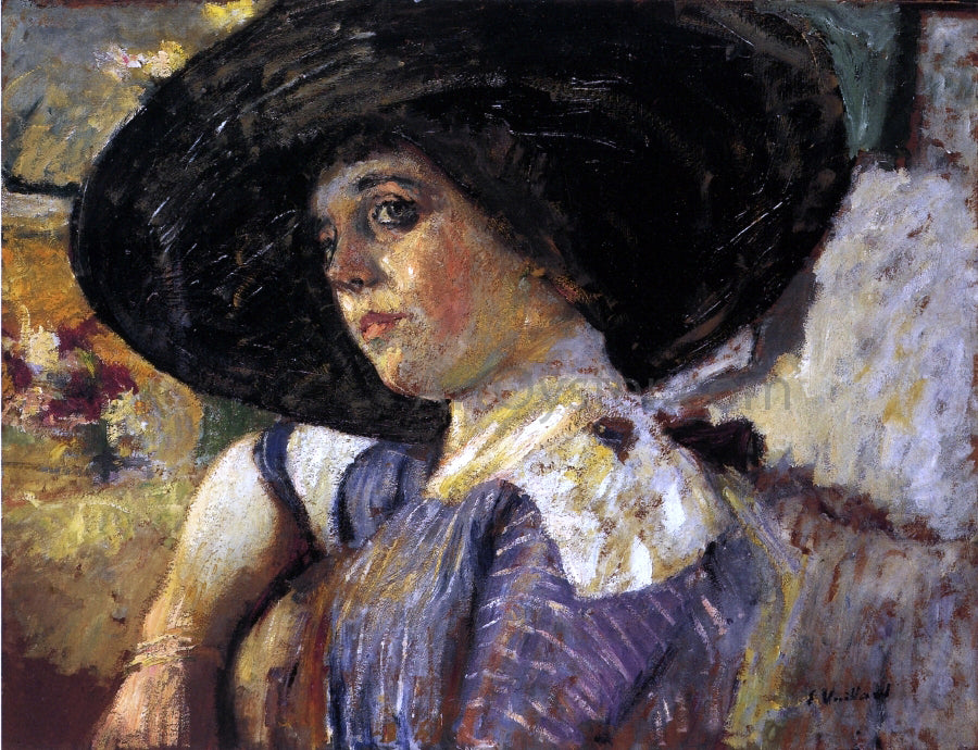 Edouard Vuillard Woman with Hat - Hand Painted Oil Painting