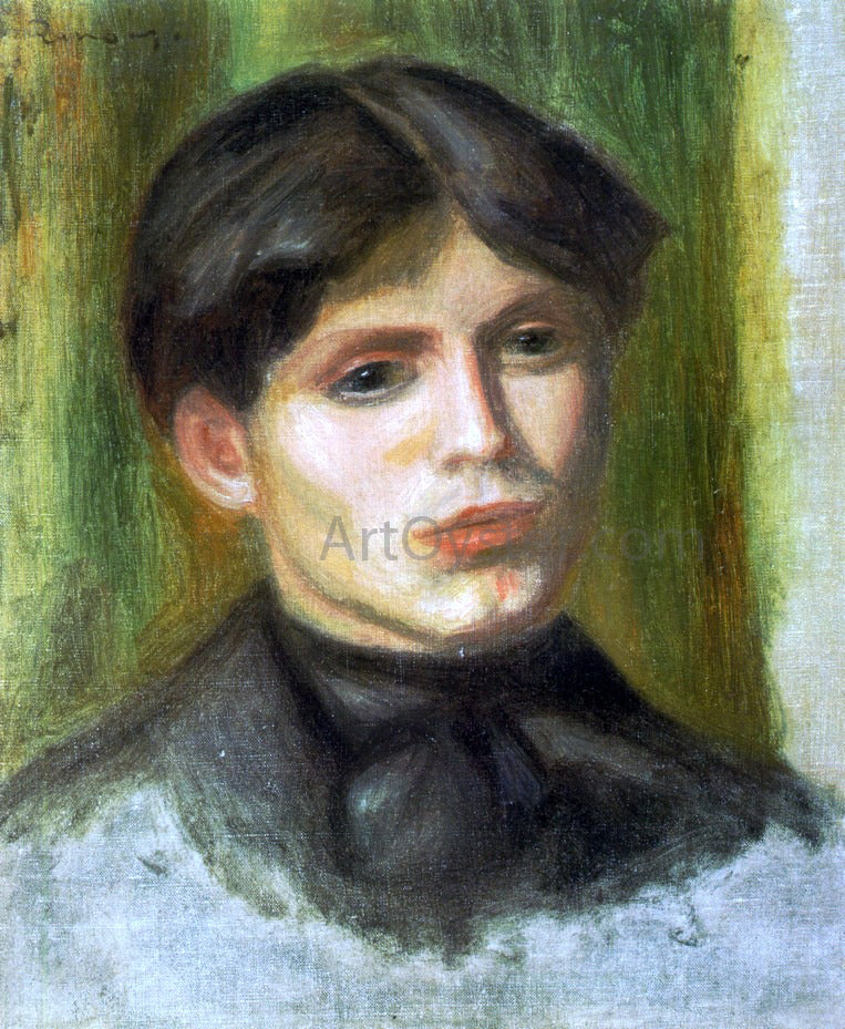 Pierre Auguste Renoir Woman's Head - Hand Painted Oil Painting