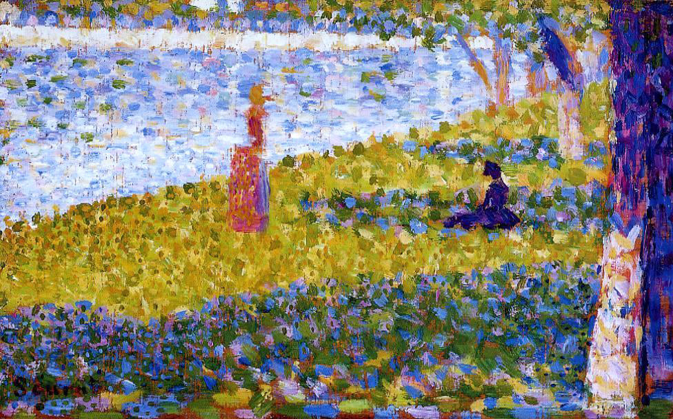 Georges Seurat Women by the Water - Hand Painted Oil Painting