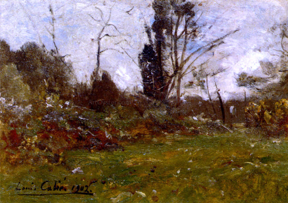 Louis Alexandre Cabie Woodland landscape - Hand Painted Oil Painting