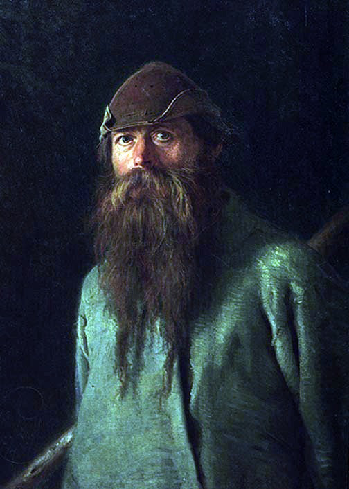 Ivan Nikolaevich Kramskoy Woodsman - Hand Painted Oil Painting