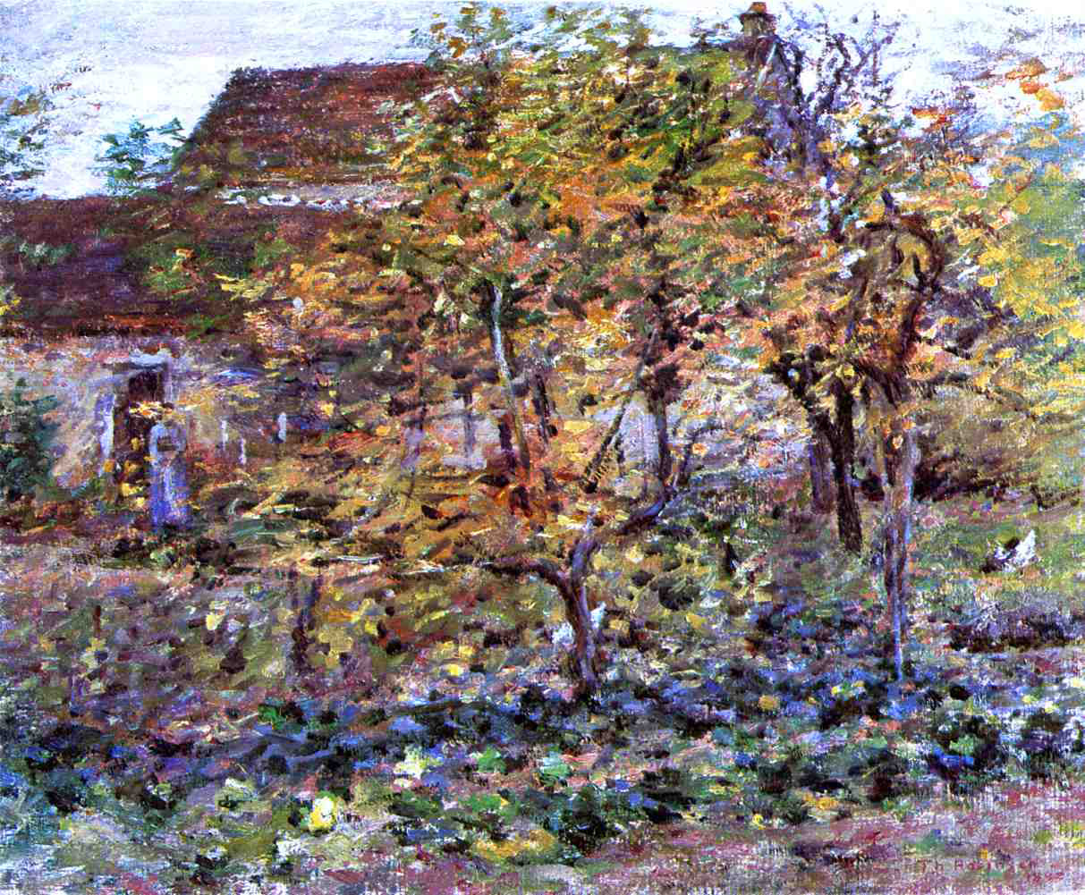 Theodore Robinson Yellow Apples - Hand Painted Oil Painting