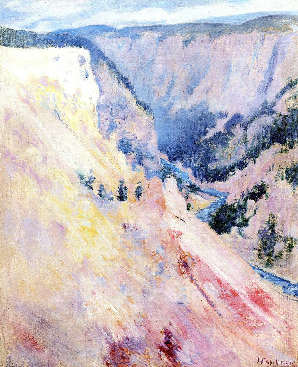 John Twachtman Yellowstone Park - Hand Painted Oil Painting
