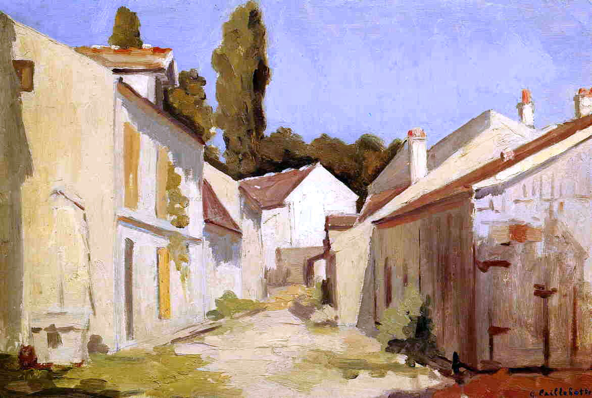 Gustave Caillebotte Yerres, Close of the Abbesses - Hand Painted Oil Painting